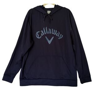 Callaway Pullover Sherpa Lined Mens Hoodie Size XL Golf Athletic Sportswear